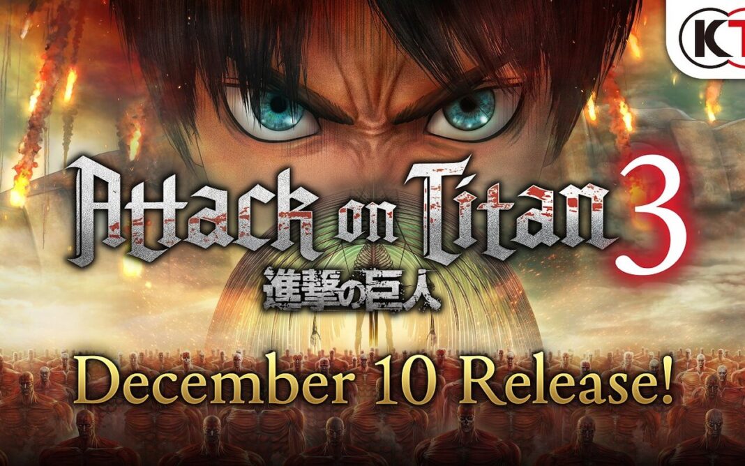 Attack on Titan 3 officialisé par Koei Tecmo pour le 10 décembre 2026 sur PS5, Switch 2, Xbox Series et PC : la suite que personne n’attendait plus Attack on Titan 3 officialisé par Koei Tecmo pour le 10 décembre 2026 sur PS5, Switch 2, Xbox Series et PC : la suite que personne n’attendait plus